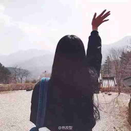微信头背影辫子微信头像图片大全