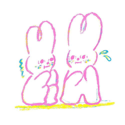 关于兔兔头像表情包