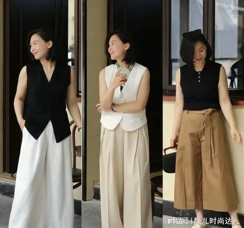 这些才是最真实的日常穿搭,简约利落不花哨,适合40多岁女人