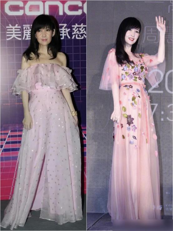 50多岁的周慧敏美了时光,穿连衣裙展现身材曲线,女生看了也羡慕