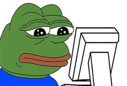 下指表情包frog