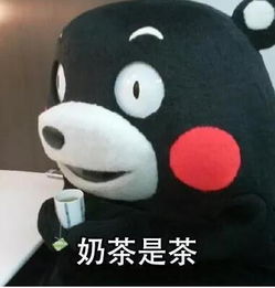 熊本熊奶茶加冰可以减肥表情包大全完整版无水印下载