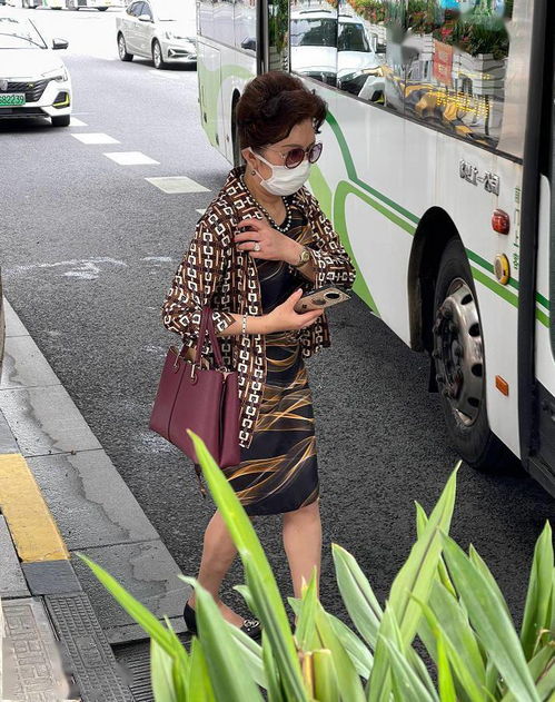 秋意渐浓,老年人怎么穿好看瞧上海阿婆衬衣裙子,好精致