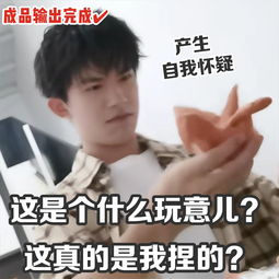 饭制易烊千玺表情包连续剧,鸵鸟是怎样练成的