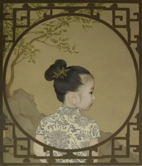 这才是秀女儿的最高境界他们把女儿画进画里,太萌了