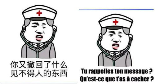 聊天尬住不如回复一个法语表情包