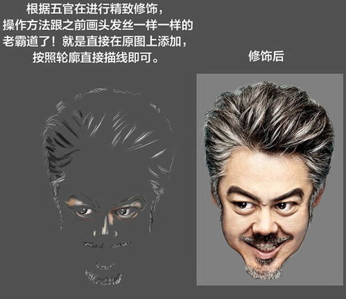 ps自拍照改q版教程