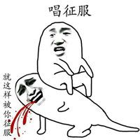 跪下唱征服的表情包表情包