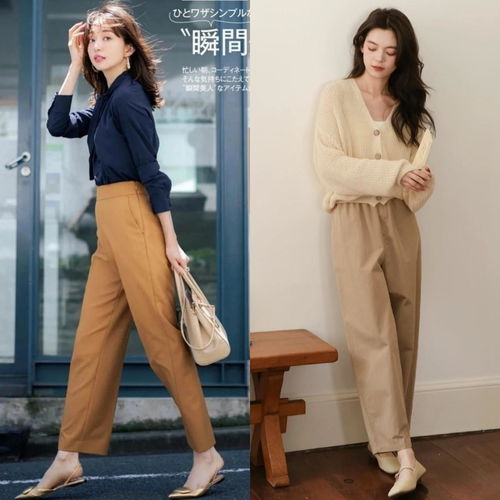 为什么劝你多穿烟管裤出门看日本女人就知道,多洋气显瘦
