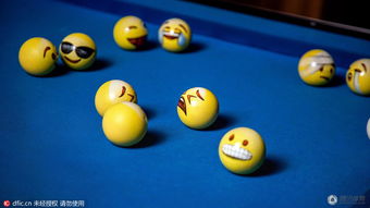 高清台球变身emoji表情妙趣横生令人捧腹