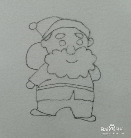 圣诞老人的简单画法用简笔画怎么画圣诞老人
