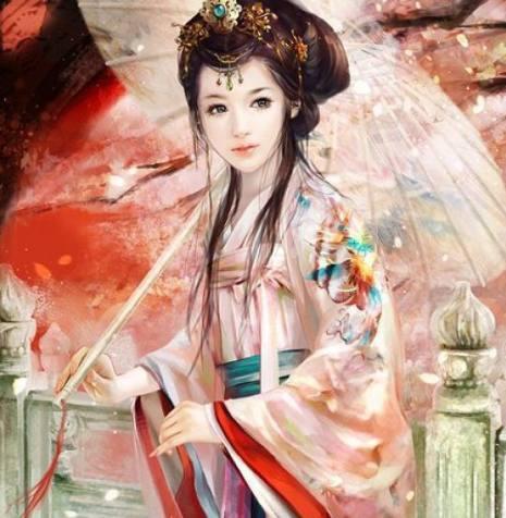 50岁优雅韵味女人的头像风景古风