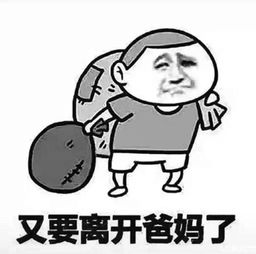 抖音上又要离开爸妈了又要住宿舍了表情包大全