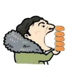 今日最火丨王思聪吃热狗表情包