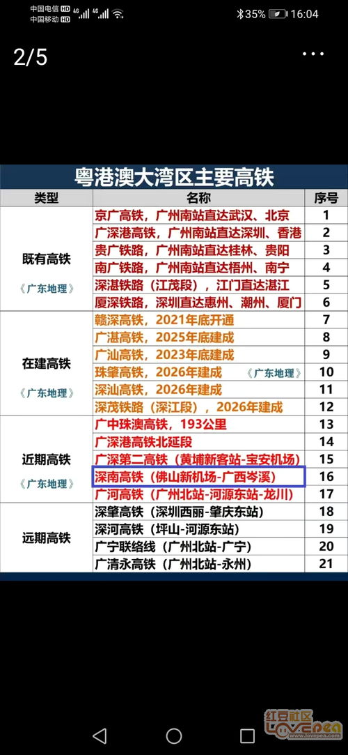 国家发改委批准粤港澳大湾区城际铁路规划与南深深南高铁有关吗