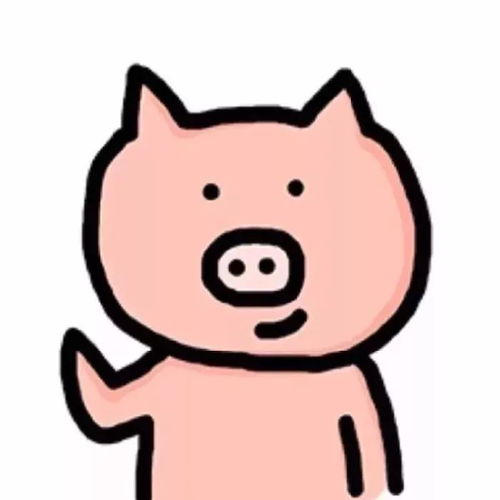 可爱猪头像