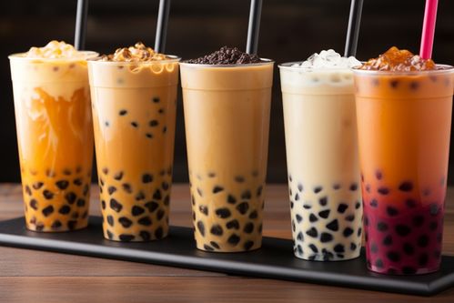 原味的珍珠奶茶饮品摄影图片广告素材下载至来源处