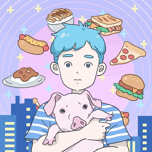 插画甜甜的古早味