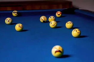 如果萌爆emoji表情做成桌球,你打一盘应该可以笑半小时
