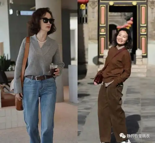即使不再年轻,也很美50多岁的中年女人这么穿,简约又高级