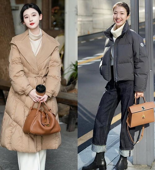 中年女性穿羽绒服不太花哨,既显气质又保暖,照着穿也很洋气
