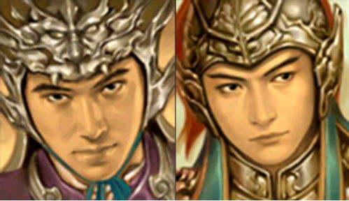 三国游戏中的赵云和马超的形象对比