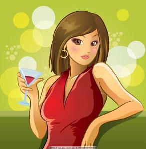 中年女性卡通头像图片最新版