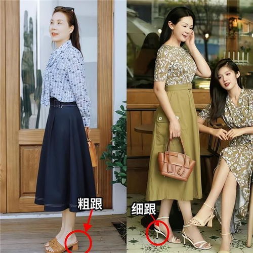 这才是中年女人该有的样子裙过膝鞋带跟,优雅得体又洋气