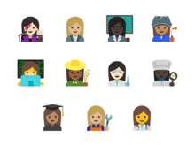 你的表情包要更新了大波女性emoji袭来