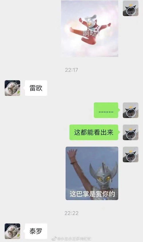 当你给男生发奥特曼表情包时,哈哈哈聊天记录我笑拉了