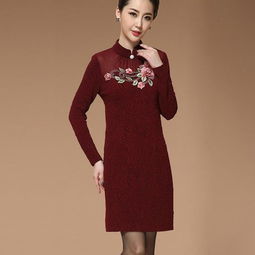 2017新款4050岁金丝绒妈妈装中年女装秋,能遮肚腩,很显年轻