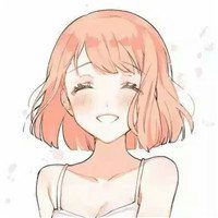 微信头像卡通短发女生
