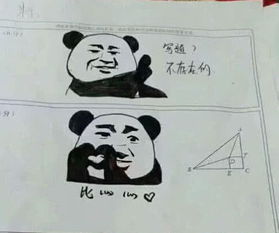 学生用表情包答题,老师看后瑟瑟发抖,网友怕是个鬼才吧