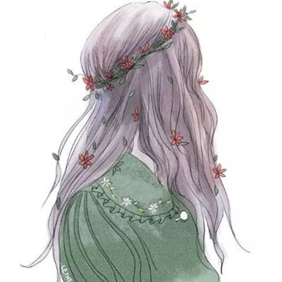35岁微信头像女背影动漫头像