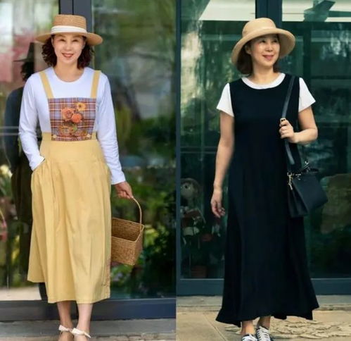 谁说60岁女人穿t恤就是装嫩看杭州阿姨的叠穿造型,时髦还减龄