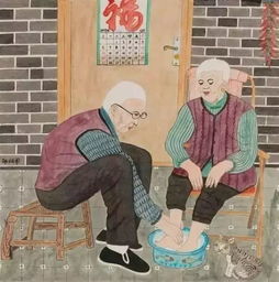 60多岁老人的微信头像光棍