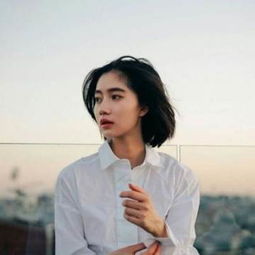短发高冷气质女生头像韩版女生冷酷气质范