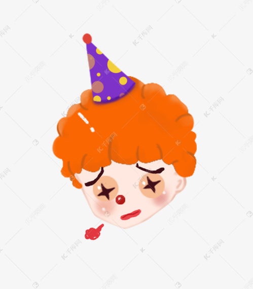 愚人节小丑难过叹气表情包素材图片免费下载千库网