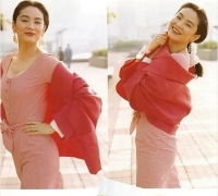 组图40岁林青霞素颜街拍胜少女与姜文刘晓庆早年合照曝光