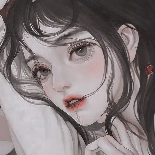 女头油画版女生头像三
