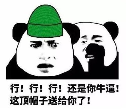 夜神月熊猫表情包绿帽子