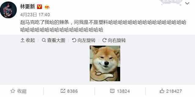 林更新为什么被叫做林狗这大概是我见过最逗比的偶像了