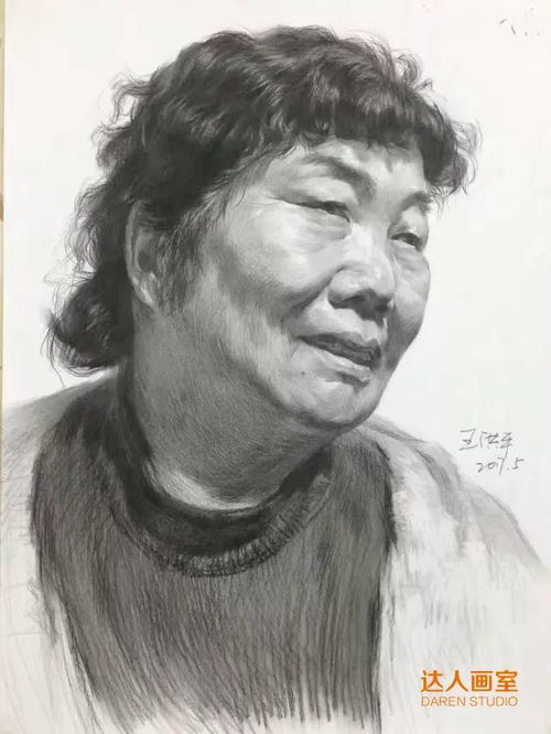 达人画室教程三分钟教会你女性素描头像的面部结构如何表现