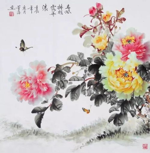 国色天香,花开富贵国画牡丹180幅,美醉了