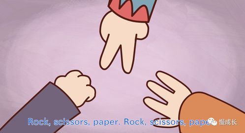 石头剪子布还能变成好玩的手影游戏rocksissorspaper跟慢成长学英语