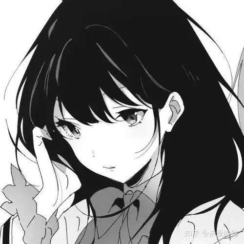 女三十微信头像图片漫画版黑白