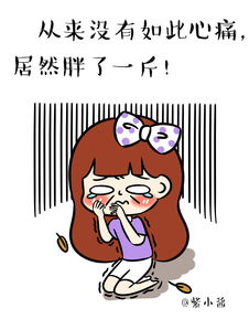 表情包紫小酱第二波减肥中的我