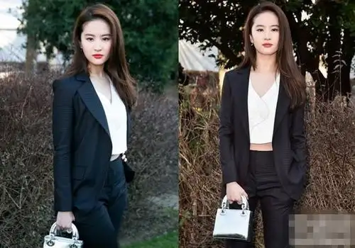 明星照骗,叶璇与真人差40岁,刘亦菲穿上裤子,由仙女变路人