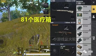 刺激战场玩家背包81个医疗箱吓坏队友,网友你背的是百宝箱