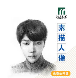 素描人像肖像画美术绘画速写头像素描基础